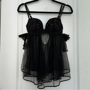 Victoria’s Secret bling push-up babydoll